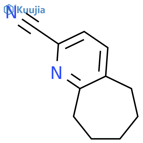 5H-Cyclohepta[b]pyridine-2-carbonitrile,6,7,8,9-tetrahydro- structure
