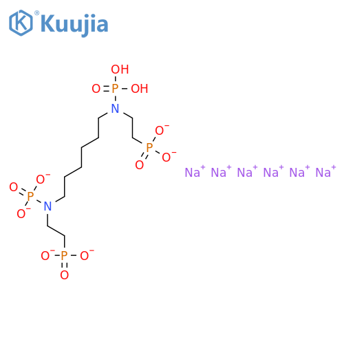 Phosphonic acid,[1,6-hexanediylbis[nitrilobis(methylene)]]tetrakis-, hexasodium salt (9CI) structure