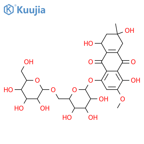 Austrocortilutein; (1S,3S)-form, 5-Hydroxy, 8-O-[β-D-glucopyranosyl-(1→6)-β-D-glucopyranoside] structure