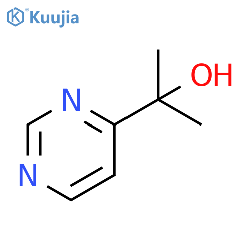 2-(pyrimidin-4-yl)propan-2-ol structure