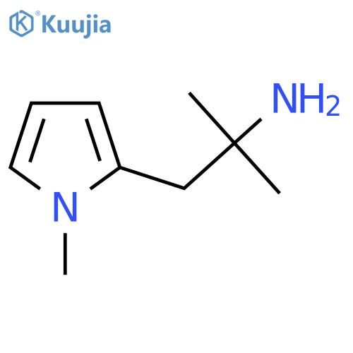 2-methyl-1-(1-methyl-1H-pyrrol-2-yl)propan-2-amine structure