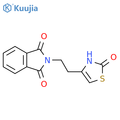 2-2-(2-Oxo-2,3-dihydro-1,3-thiazol-4-yl)ethyl-2,3-dihydro-1H-isoindole-1,3-dione structure