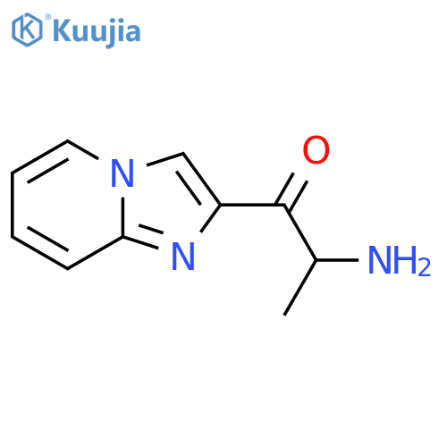 2-amino-1-{imidazo1,2-apyridin-2-yl}propan-1-one structure
