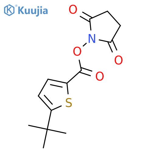 2,5-Pyrrolidinedione, 1-[[[5-(1,1-dimethylethyl)-2-thienyl]carbonyl]oxy]- structure