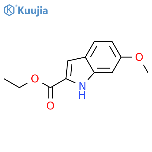 Ethyl 6-methoxy-1H-indole-2-carboxylate structure
