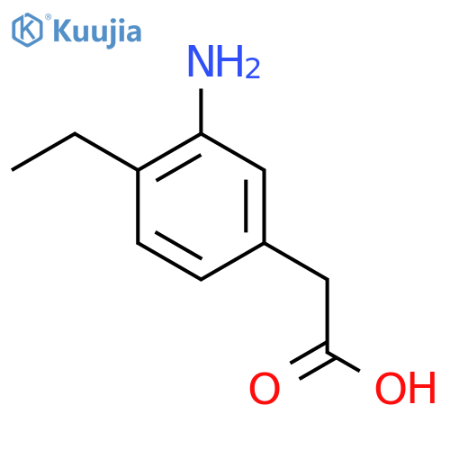 2-(3-Amino-4-ethylphenyl)acetic acid structure