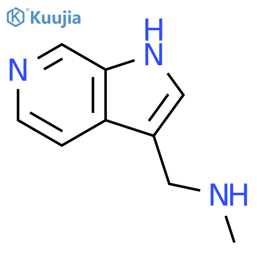 methyl({1H-pyrrolo2,3-cpyridin-3-yl}methyl)amine structure