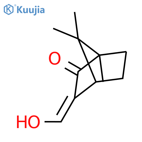 Bicyclo[2.2.1]heptan-2-one,3-(hydroxymethylene)-1,7,7-trimethyl- structure