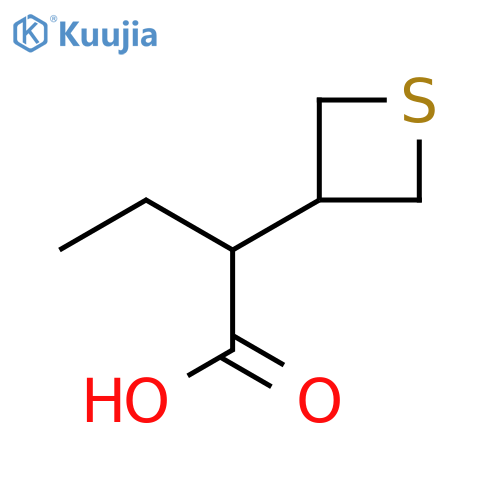 3-Thietaneacetic acid, α-ethyl- structure