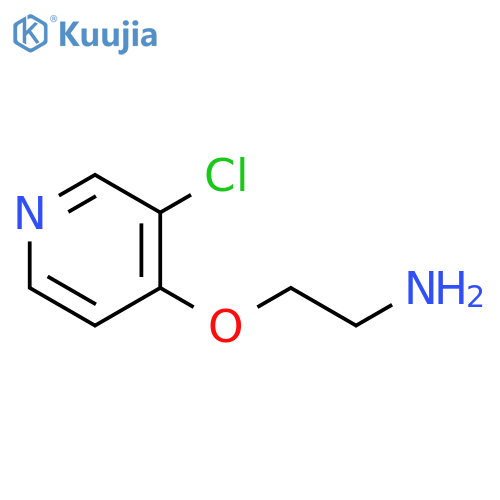 2-(3-chloropyridin-4-yl)oxyethan-1-amine structure