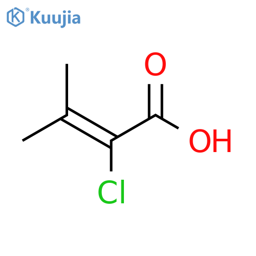 2-chloro-3-methylbut-2-enoic acid structure
