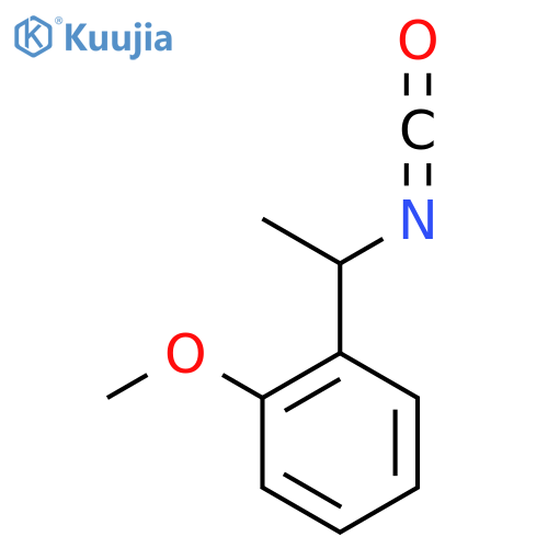 1-(1-isocyanatoethyl)-2-methoxybenzene structure