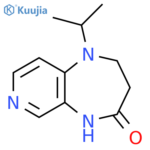5-Isopropyl-5,6,7,9-tetrahydro-2,5,9-triaza-benzocyclohepten-8-one structure