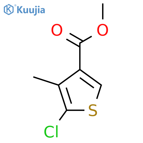 Methyl 5-chloro-4-methylthiophene-3-carboxylate structure