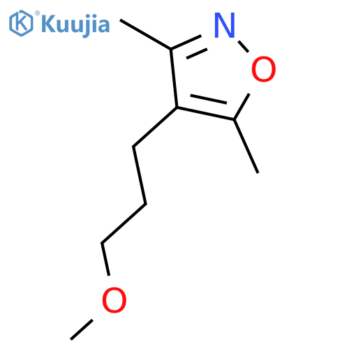 Isoxazole,4-(3-methoxypropyl)-3,5-dimethyl- structure