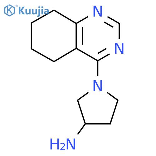 1-(5,6,7,8-Tetrahydroquinazolin-4-yl)pyrrolidin-3-amine structure