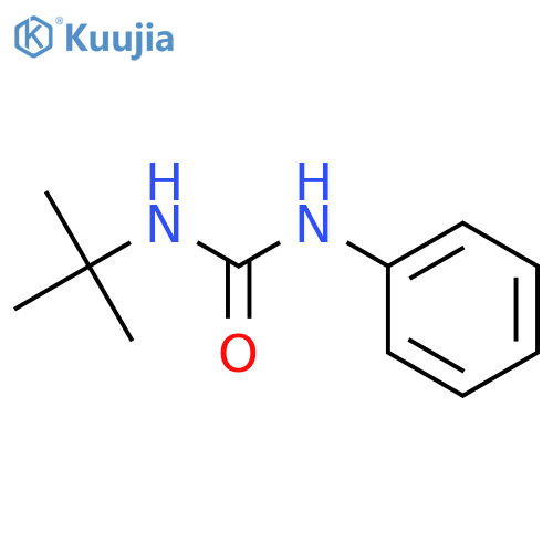 Urea,N-(1,1-dimethylethyl)-N'-phenyl- structure