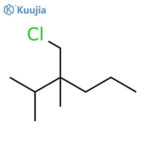 Hexane, 3-(chloromethyl)-2,3-dimethyl- structure