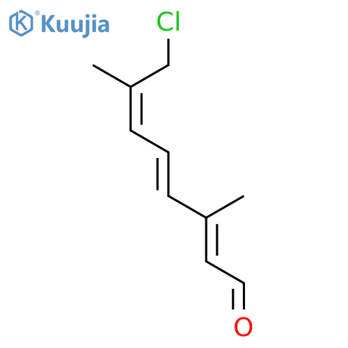 2,4,6-Octatrienal, 8-chloro-3,7-dimethyl-, (E,E,E)- structure