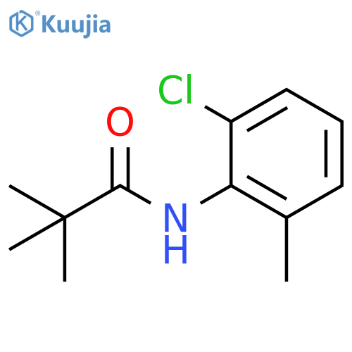 Propanamide, N-(2-chloro-6-methylphenyl)-2,2-dimethyl- structure