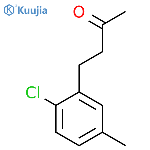 4-(2-chloro-5-methylphenyl)butan-2-one structure
