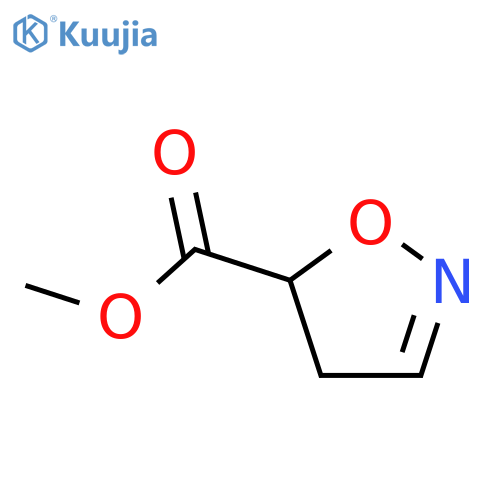 methyl 4,5-dihydro-1,2-oxazole-5-carboxylate structure