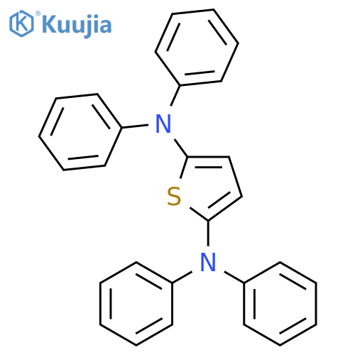 2,5-Thiophenediamine, N,N,N',N'-tetraphenyl- structure