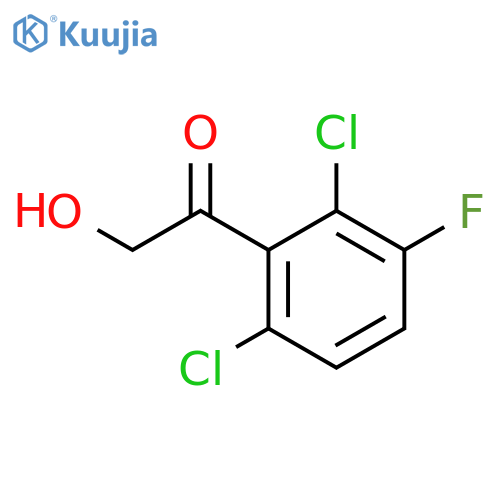 2’,6’-Dichloro-3’-fluoro-2-hydroxyacetophenone structure