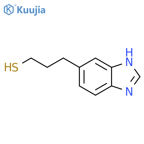 3-(1h-1,3-Benzodiazol-5-yl)propane-1-thiol structure