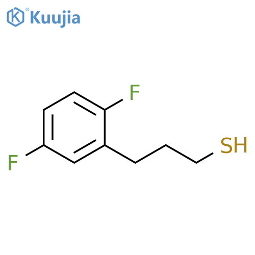 3-(2,5-difluorophenyl)propane-1-thiol structure