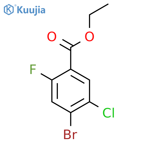 Ethyl 4-bromo-5-chloro-2-fluorobenzoate structure