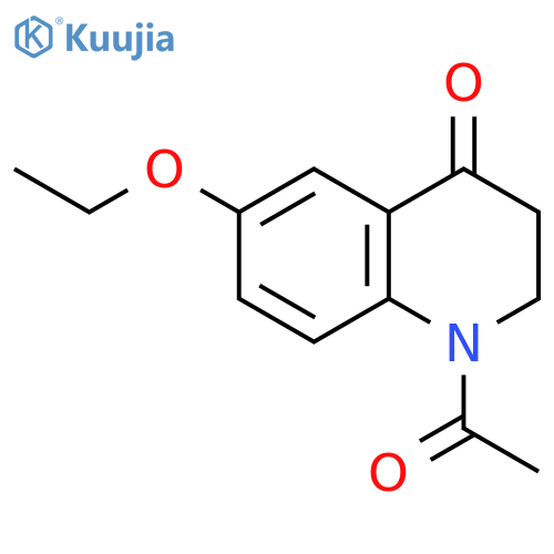 1-acetyl-6-ethoxy-1,2,3,4-tetrahydroquinolin-4-one structure