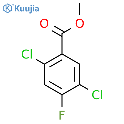 Methyl 2,5-dichloro-4-fluorobenzoate structure