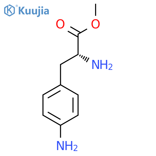 (R)-Methyl 2-amino-3-(4-aminophenyl)propanoate structure