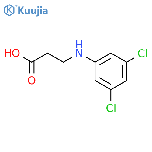 3-(3,5-dichlorophenyl)aminopropanoic acid structure
