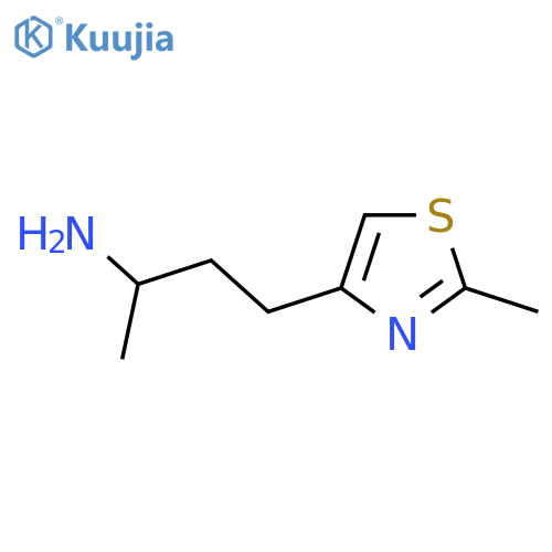 4-(2-Methyl-1,3-thiazol-4-yl)butan-2-amine structure