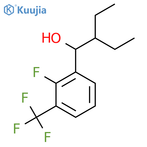 alpha-(1-Ethylpropyl)-2-fluoro-3-(trifluoromethyl)benZenemethanol structure