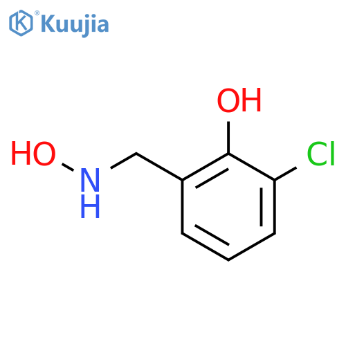 2-chloro-6-(hydroxyamino)methylphenol structure