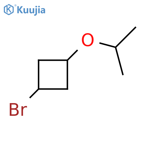 1-Bromo-3-(propan-2-yloxy)cyclobutane structure