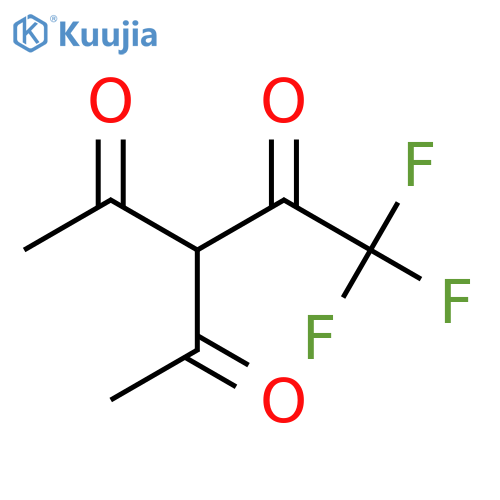 3-acetyl-1,1,1-trifluoropentane-2,4-dione structure