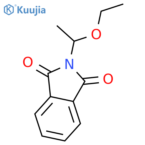 1H-Isoindole-1,3(2H)-dione, 2-(1-ethoxyethyl)- structure