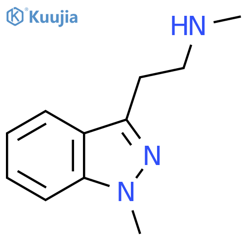 methyl2-(1-methyl-1H-indazol-3-yl)ethylamine structure
