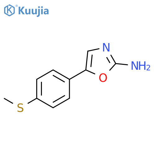 5-4-(methylsulfanyl)phenyl-1,3-oxazol-2-amine structure