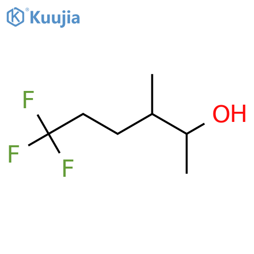 6,6,6-Trifluoro-3-methylhexan-2-ol structure