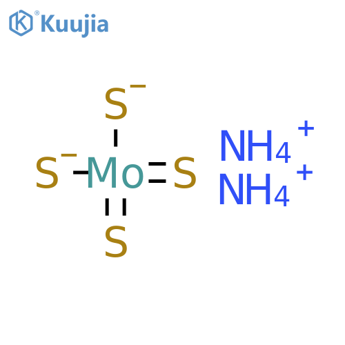 Ammonium tetrathiomolybdate(VI) structure