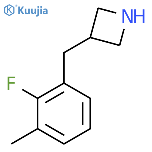3-(2-fluoro-3-methylphenyl)methylazetidine structure