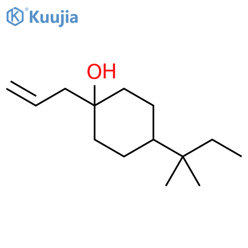 1-Allyl-4-(tert-pentyl)cyclohexan-1-ol structure