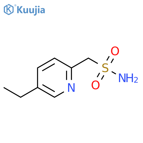 (5-ethylpyridin-2-yl)methanesulfonamide structure