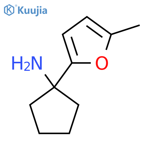 1-(5-methylfuran-2-yl)cyclopentan-1-amine structure