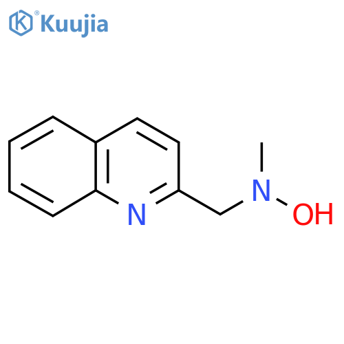 N-methyl-N-(quinolin-2-yl)methylhydroxylamine structure